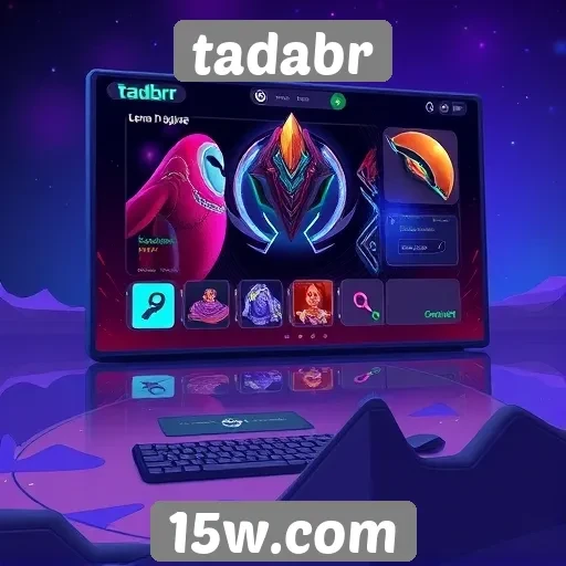 Destaques na interface do usuário do tadabr